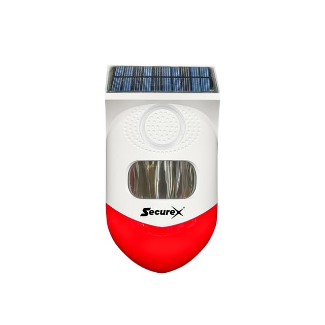 SecureX Outdoor Solar PIR Motion Alarm