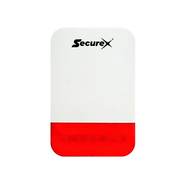 SecureX Wireless Siren With Light & Backup (big)